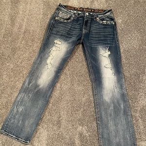 Men’s rock revival jeans
